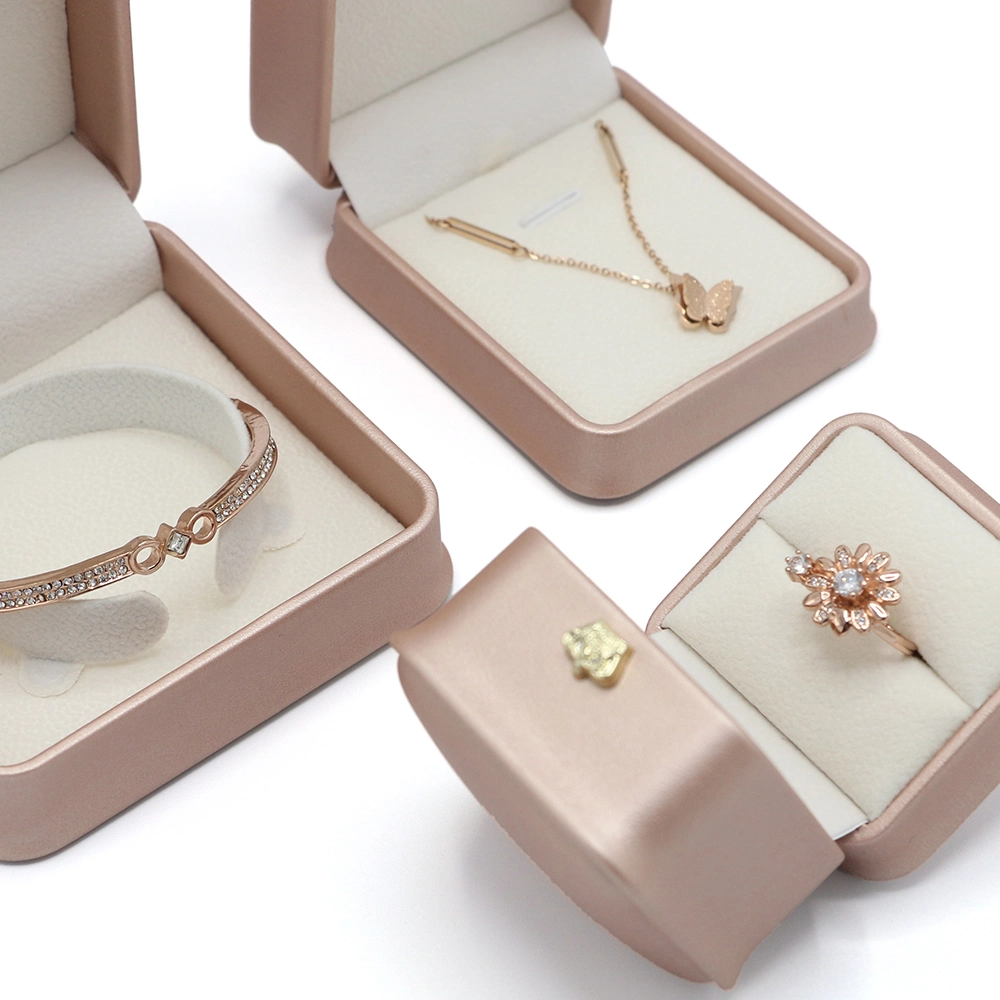 ODM/ OEM PU Leather Jewelry Box with Magnetic Lid