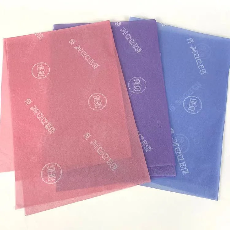 Packing Clothes Personalised Paper Gift 17 GSM Printed Logo Wrapping Tissue Paper
