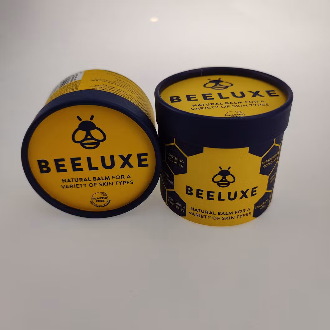 Custom Cardboard Cmyk Lid and Base Gift Case Cylindrical Box