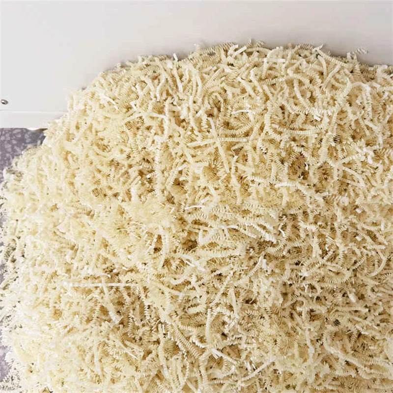 High Quality Crinkle Strip Cut Crinkle Paper Shredder Grinding Raffia Crinkle Shredded Cut Machine for Filling Gift Boxes