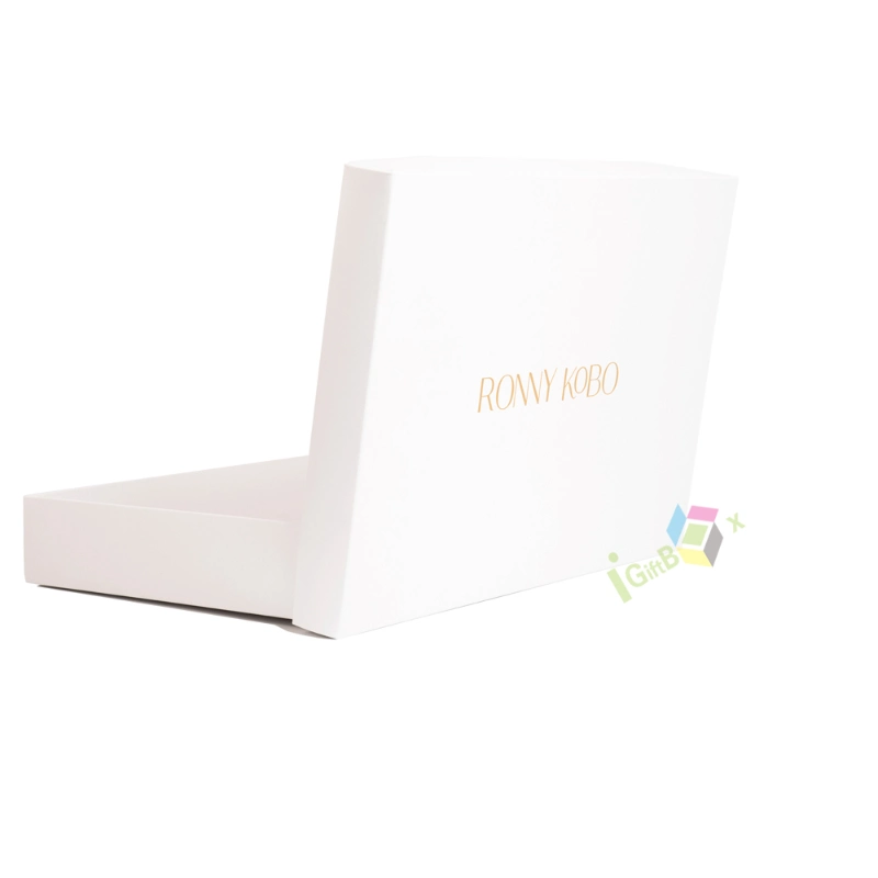 Custom Logo Rigid Cardboard Lid and Base Packaging Gift Paper Box