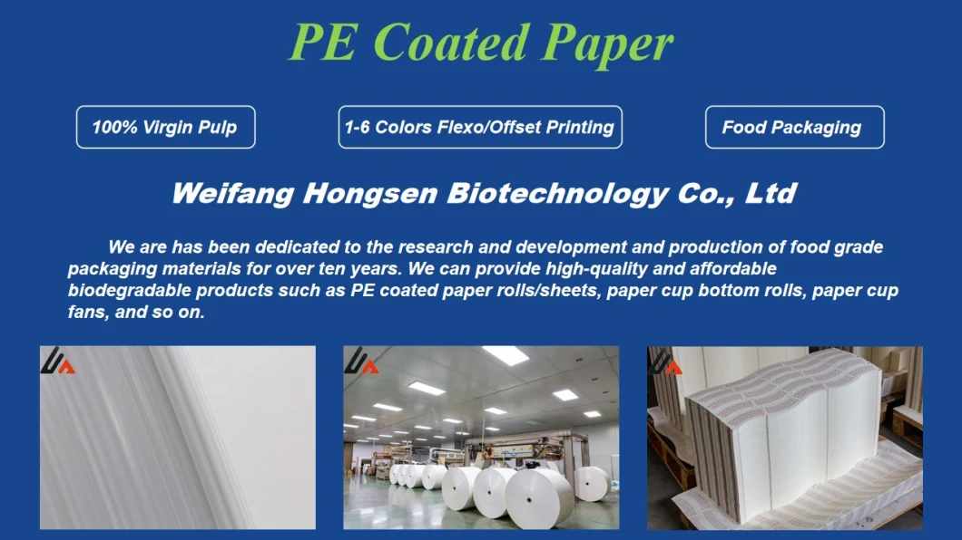 Disposable Wholesale Juice Cold Drink Coffee Paper Cup Fan PE Coating Cupstock Roll Paper Cup Raw Material