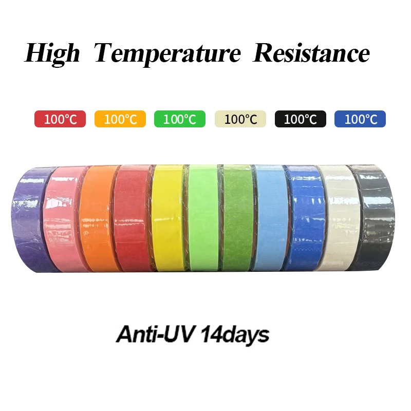 Wholesales High Quality 150 Degree Heat Resistance Custom Washi Tape Masking Tape
