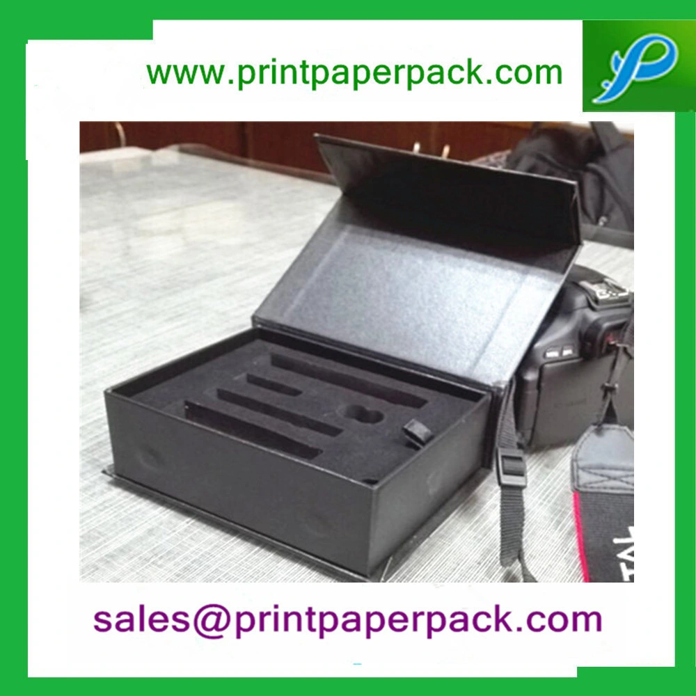 Custom Book Shape Magnetic Paper Storage Box with / Without PVC Window