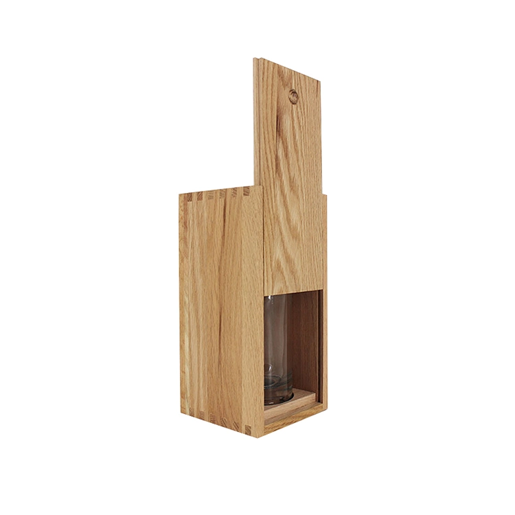 High Quality Luxury One Bottles Gift Wine Box Wooden Accept Customized