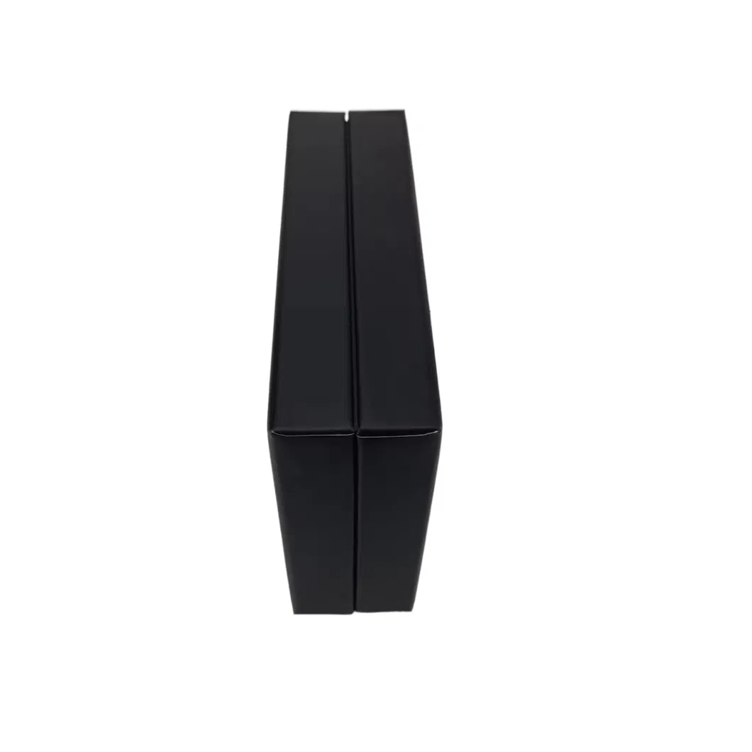 High Quality Small Lid and Base Gift Box Black Packaging Paper Top and Bottom Paperboard Box with Custom Logo