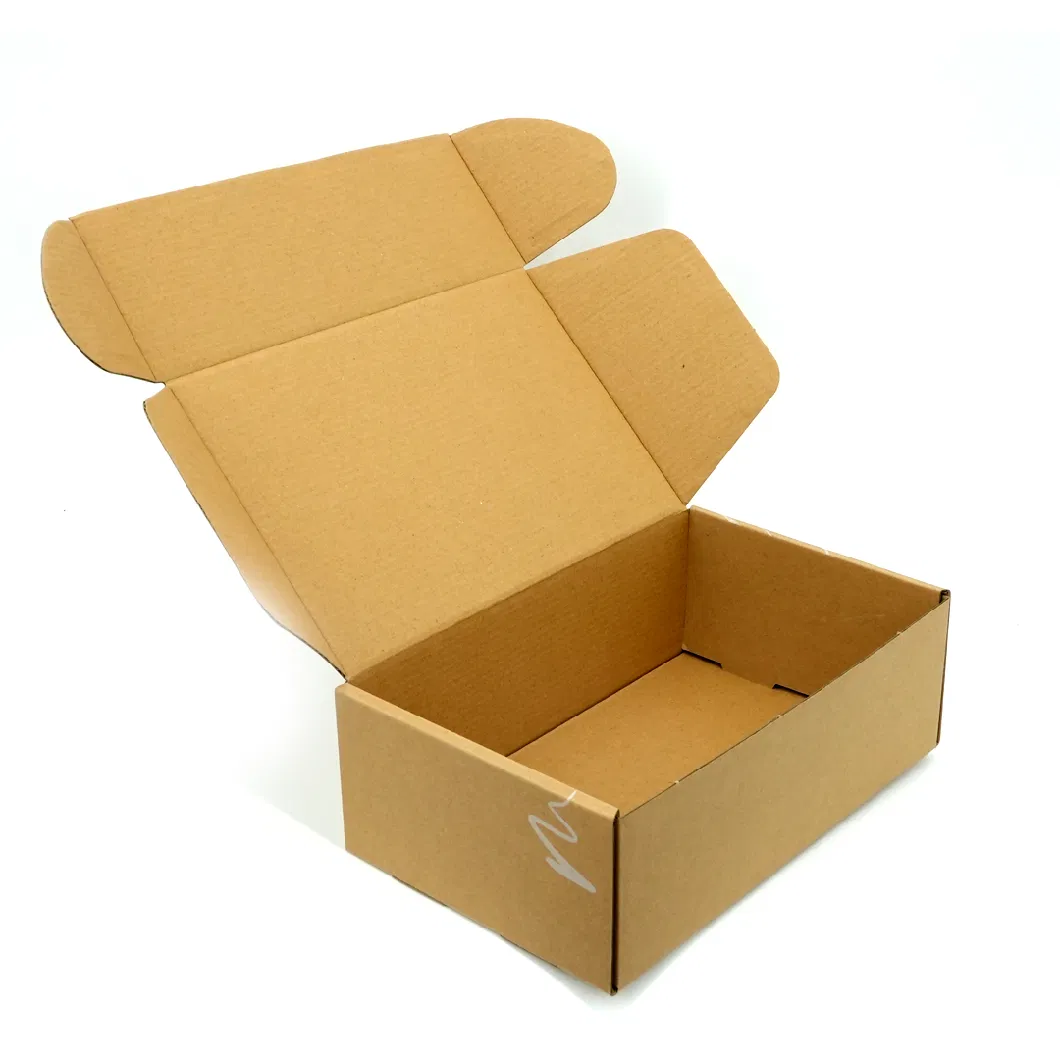 Custom Kraft E-Flute Cardboard Moving Corrugated Box Large Mailing Carton Shipping Box