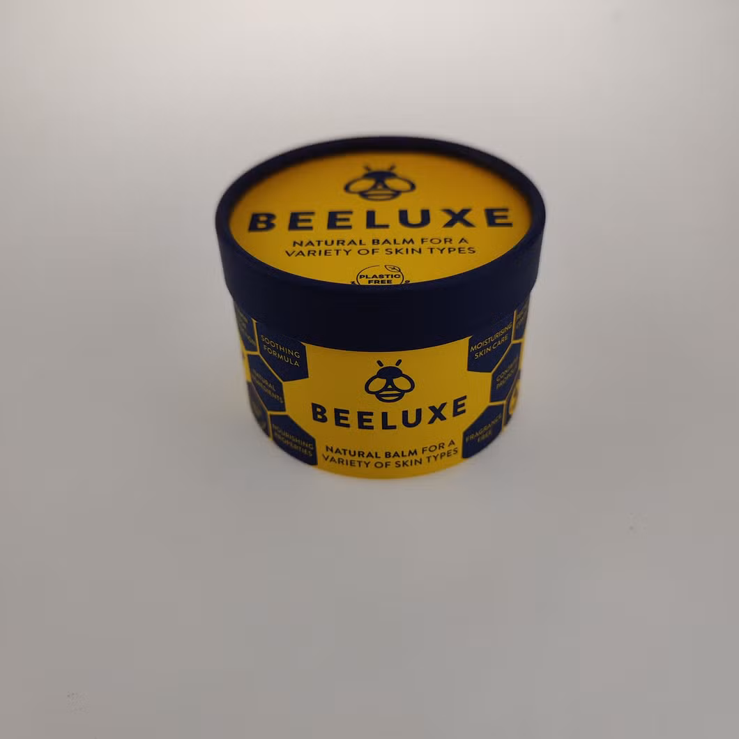 Custom Cardboard Cmyk Lid and Base Gift Case Cylindrical Box