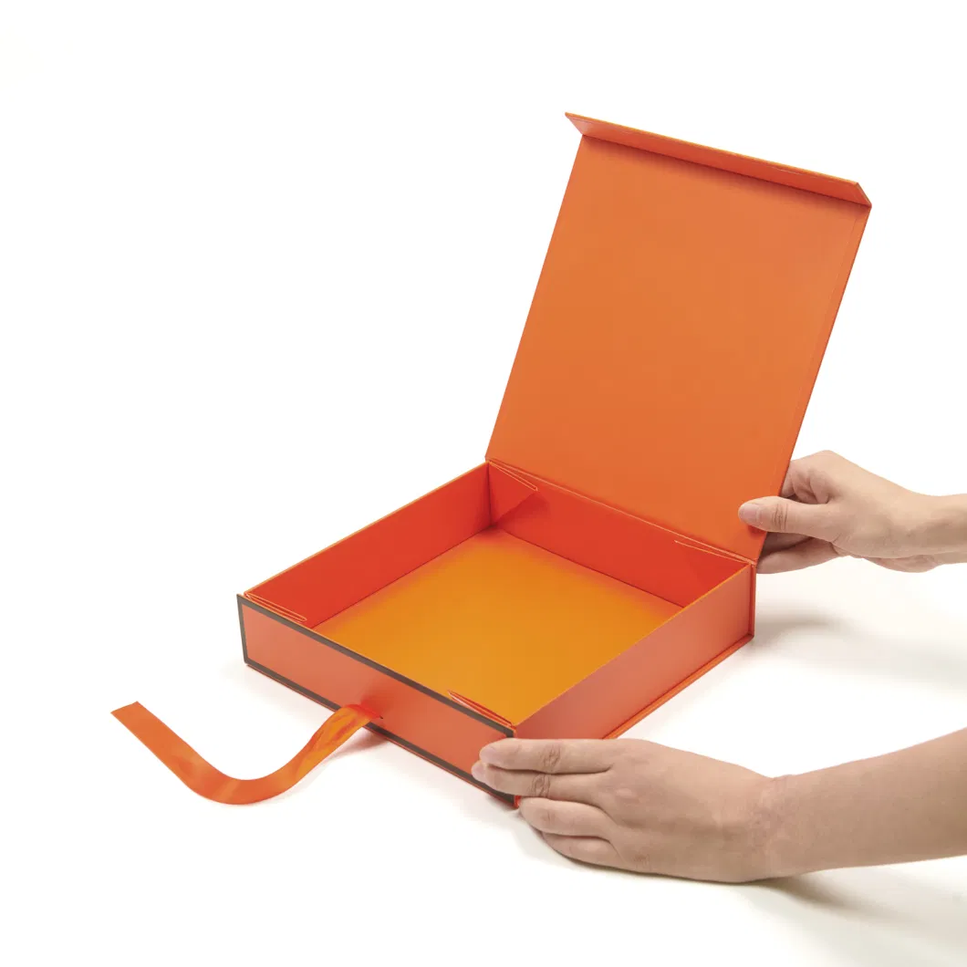 High-Quality Gift Paper Packaging Folding Box with Magnetic Lid