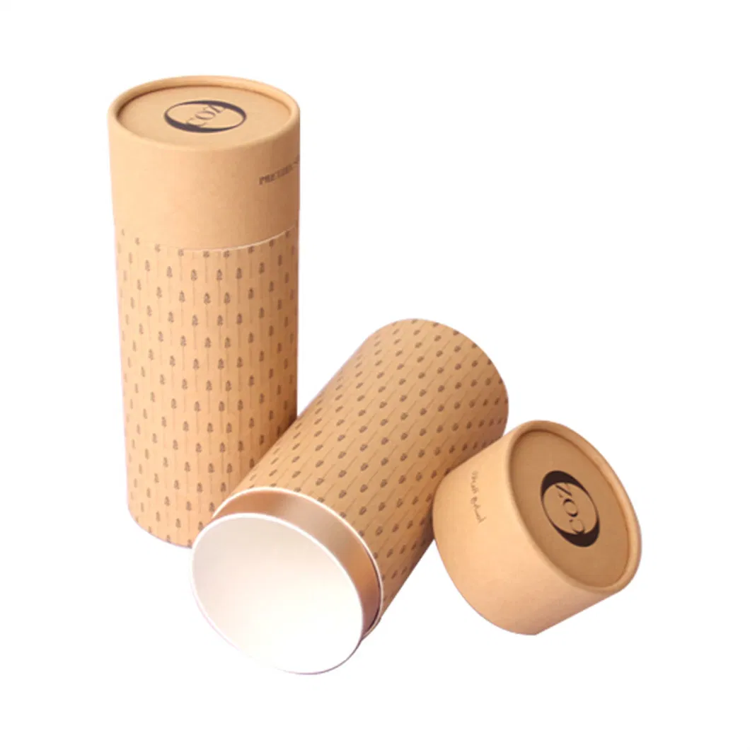 Wholesale Cheaper Custom Hotsale Cylinder Kraft Paper Round Box for Pen Empty Incense Cardboard Packaging Tube