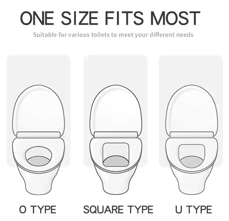 Ecological Toilet Seat Cover Toliet Seat Cover Paper Travel Disposable Toilet Seat Covers for Toddlers