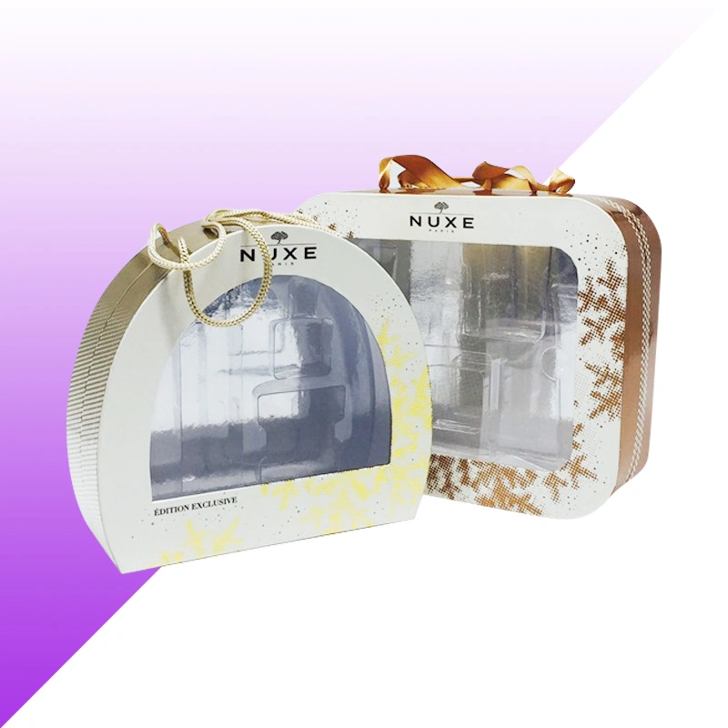 Luxury Custom Logo Cosmetic Hard Paper Small Rigid Cardboard Gift Packaging Box with Lid