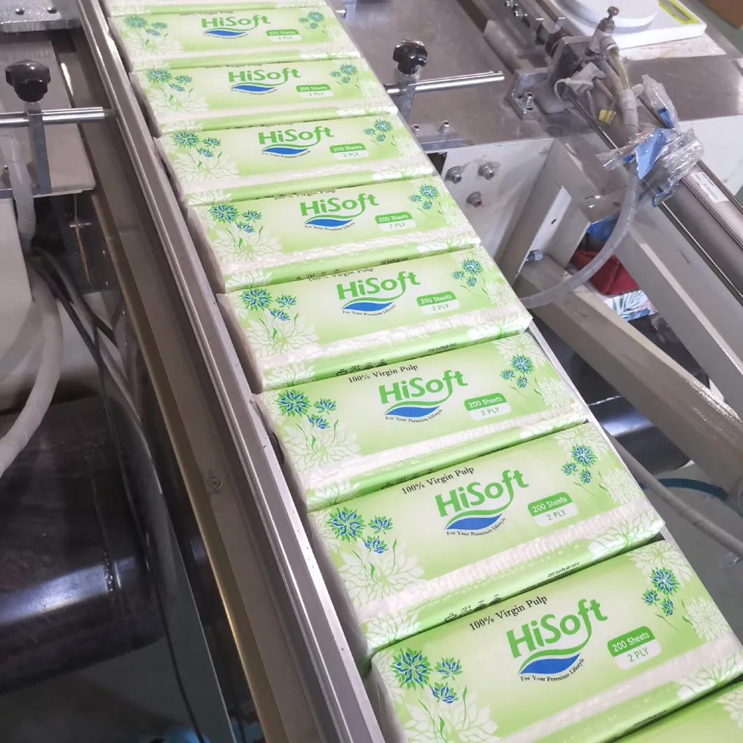 Ecological Wood Made Soft Pack Facial Tissue Bamboo Facial Tissue