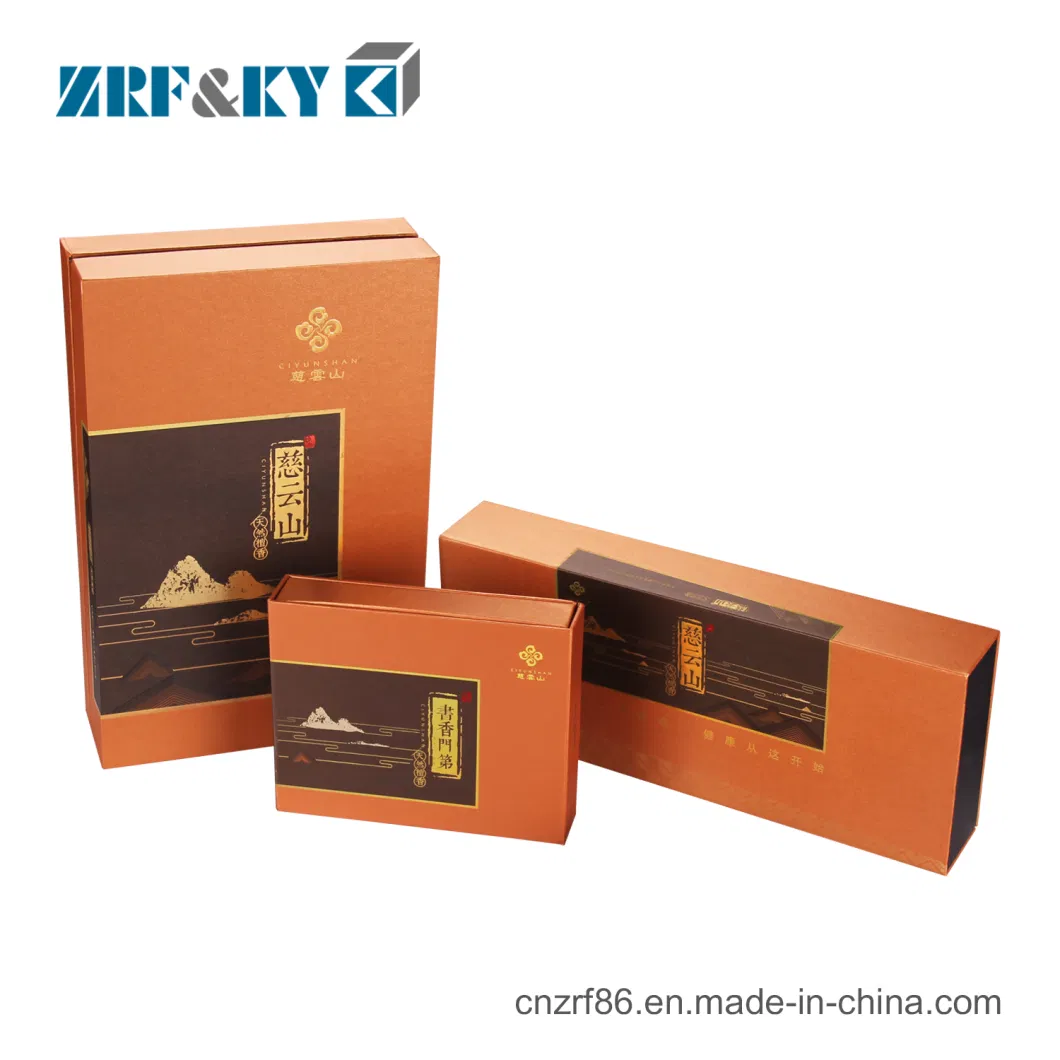 Custom Printed Rectangle Cardboard Sandalwood Incense Packaging Gift Box