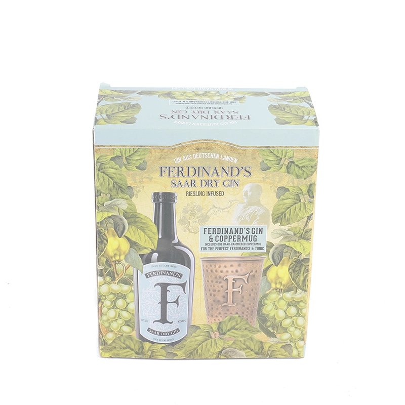 China Factory Price Recycled 2 Bottles Wine Box Packing Box
