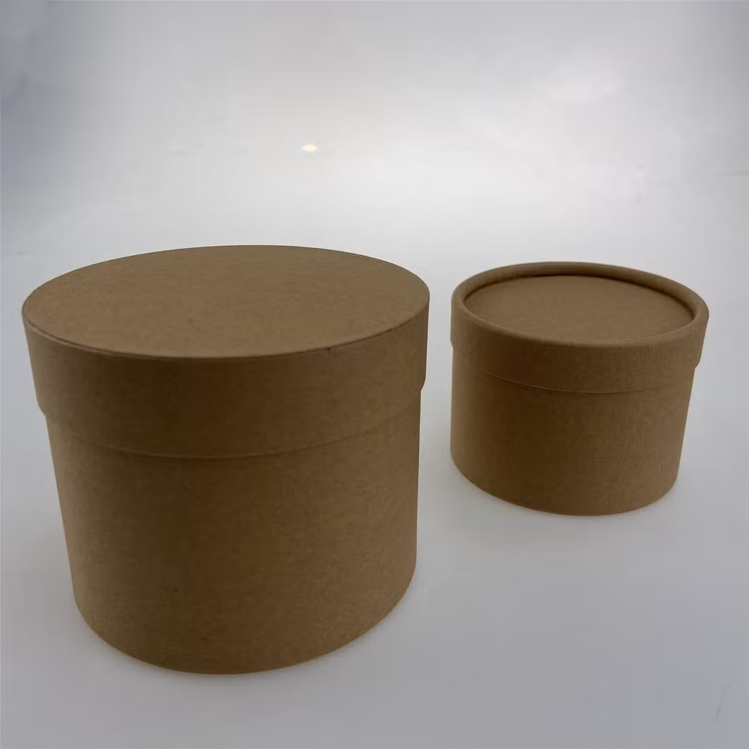 Custom Cardboard Lid and Base Gift Case Cylindrical Box