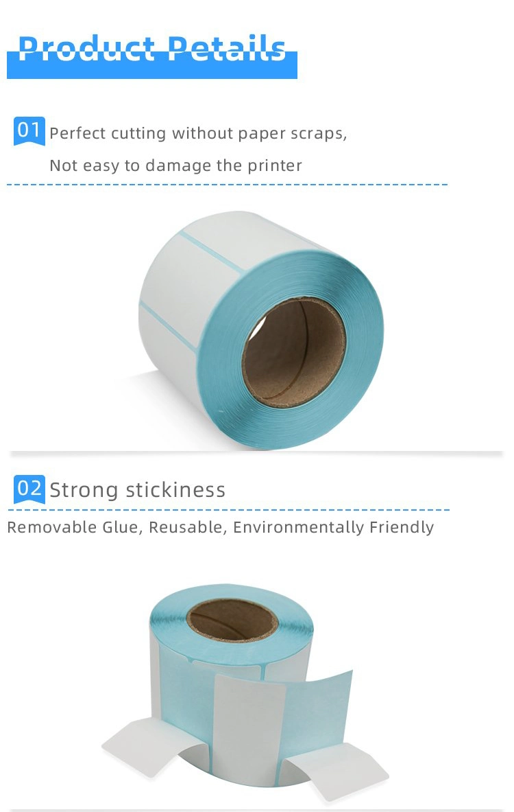 100X150 Self-Adhesive Small Roll Waterproof 4X6 Thermal Paper Material