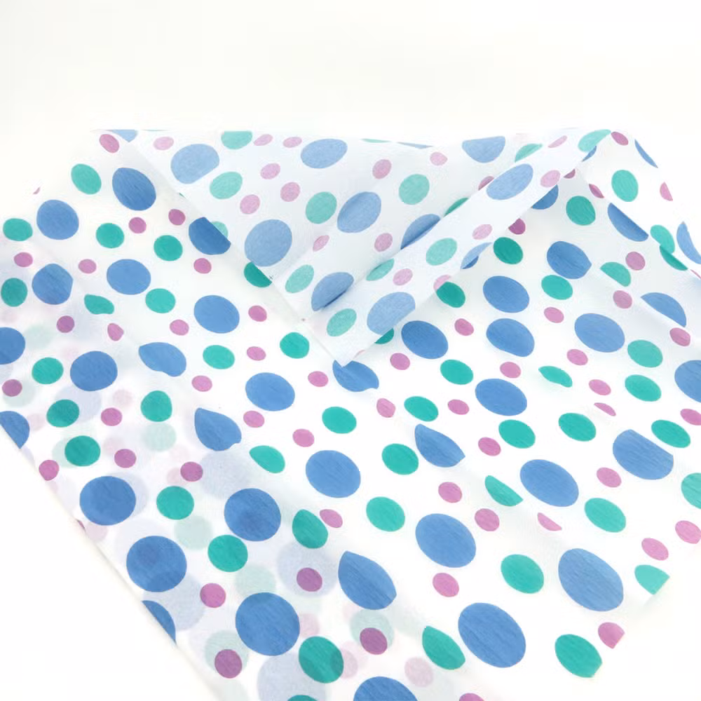 Hot Double Sides Gift Wrapping Crepe Paper in Roll Wholesales Eco-Friendly Handmade Crepe Paper