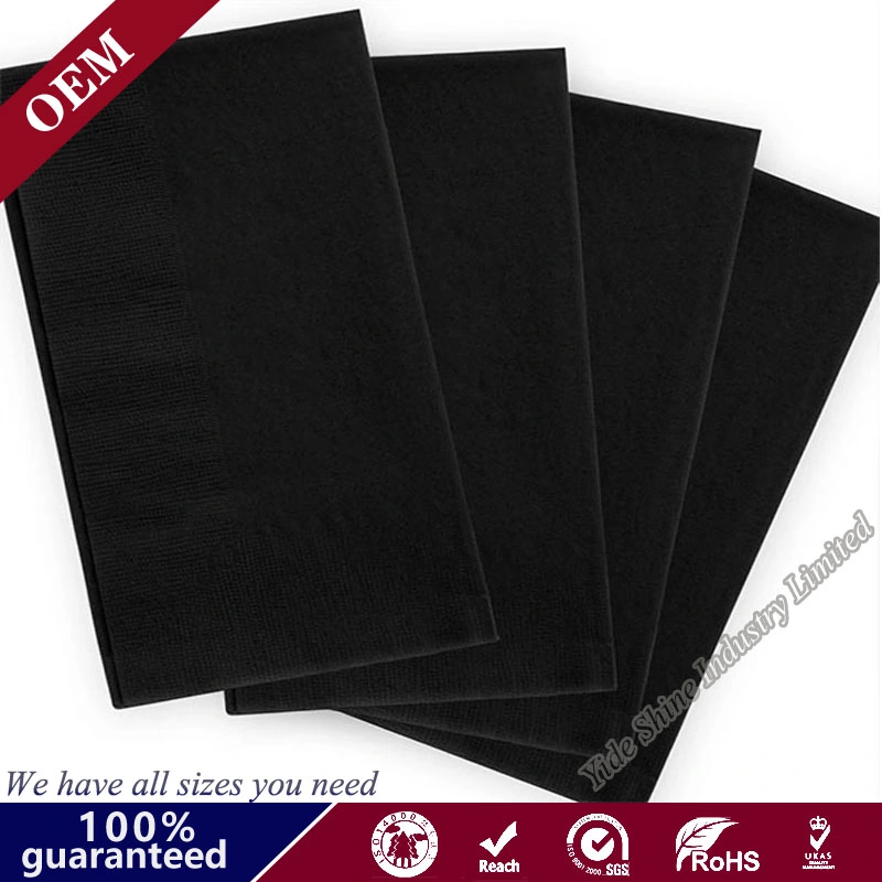 Black Napkins Tissue Paper for Restaurants