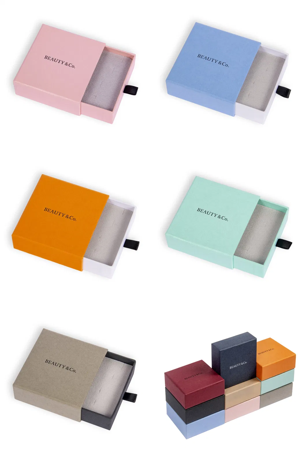 Personalized Custom Color Printed Jewelry Drawer Gift Box Perfume Musical Instrument Souvenir Gift Box with Inserts
