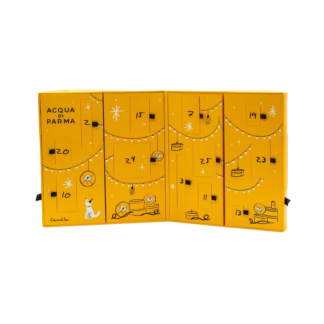 Promotional Cylindrical Folding Open Gift Boxes with Magnetic Lid