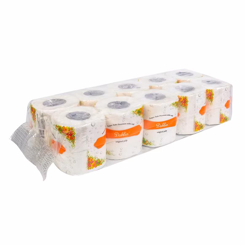 Tree Free Eco-Friendly Bamboo Toilet Paper Roll 3-Ply with Plastic Free Packaging Septic Safe Biodegradable Bath Tissue