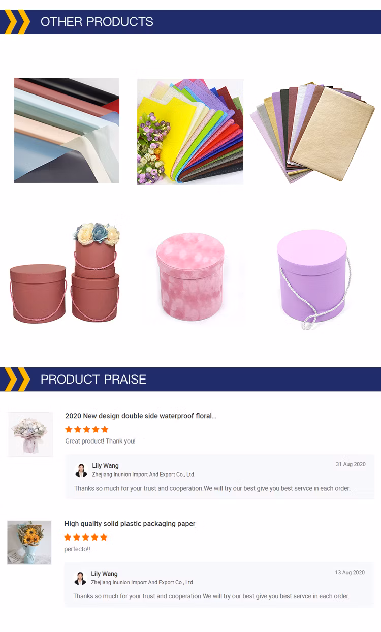 Round Box Cylinder Flower Hat Box for Flowers Wholesale Round Pink Boxes