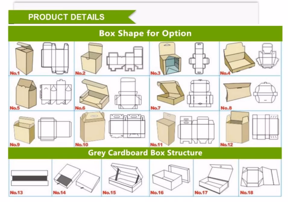 Hot Selling Eco-Friendly Tissue Packaging Paper Box for Restaurant