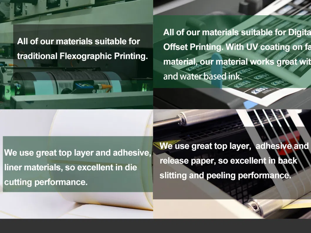 Carton Waterproof OEM Shanghai Label Sticker Self Adhesive Paper