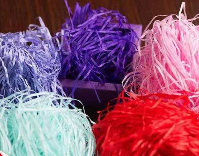 Raffia Crinkle Cutter Corrugated Filled Paper Shredder Box Cardboard Cuttting Shredded Crinkle Wrapping Filling Paper Machine