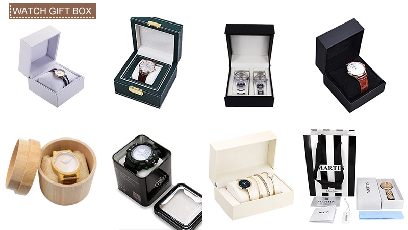 Custom Private Logo High Quality Watch Packing Box Luxury Wine Wooden Watch Gift Box