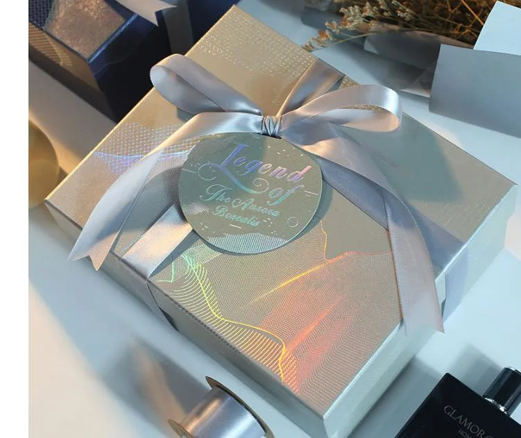Custom Clamshell Beauty Makeup Set Instrument Set Box Gift Box Hot Stamping Magnet Box Wine Glass Packaging Box