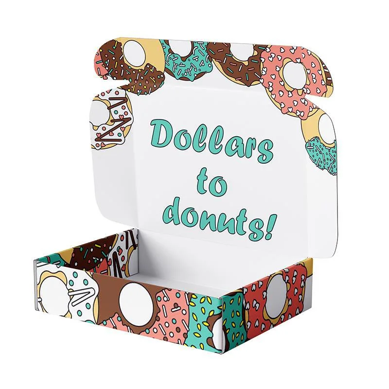 Strong Black Brown White Kraft Corrugated Cardboard Single Double Wall Paper Box Mailer Packaging Postal Shipping Box