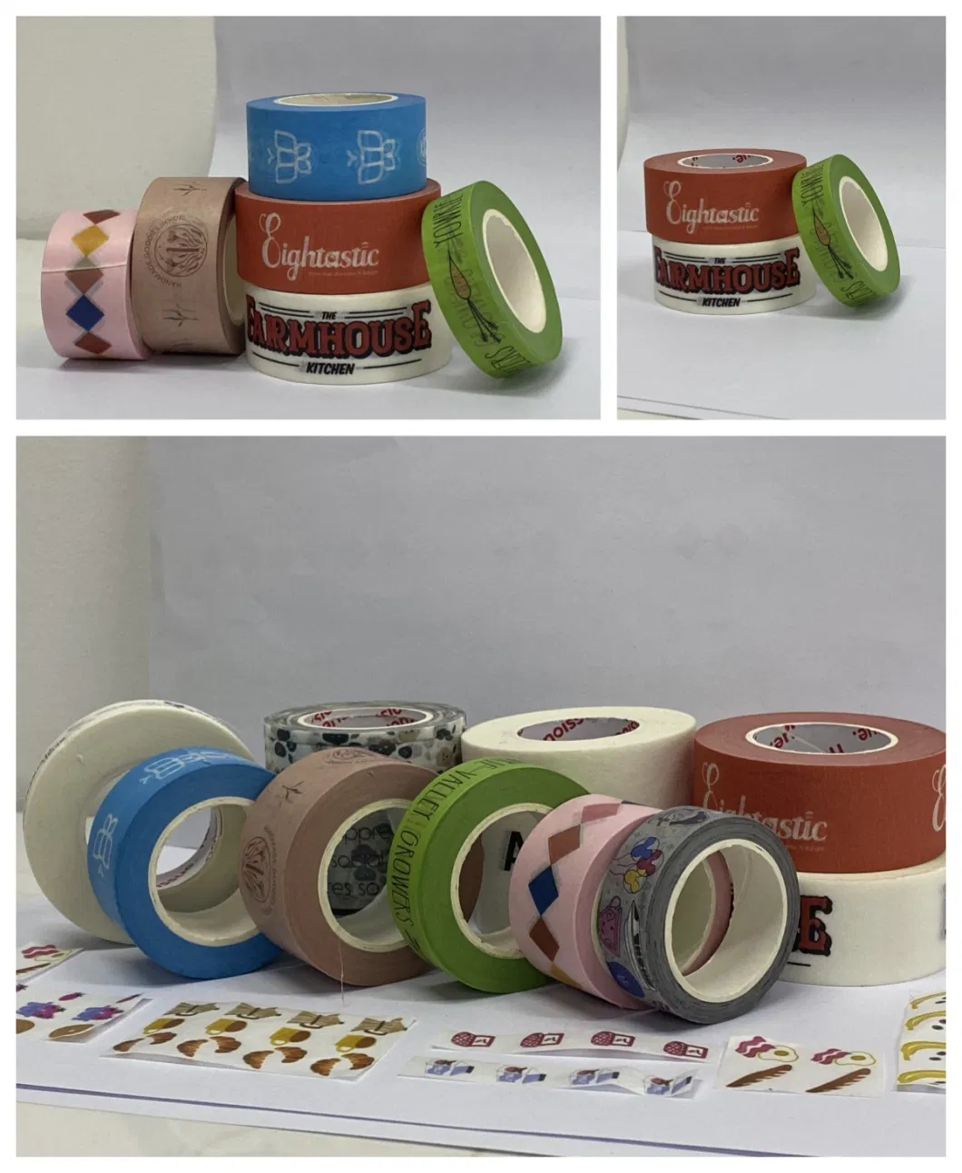 Custom Printed Colored Washi Tape Offer Waterproof DIY Acrylic Customized Scrapbooking Item Crafts Paper Color Design Feature