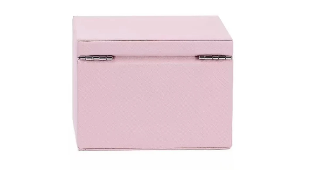 Wholesale Luxury Travel Jewelry Box Organizer for Bangle Ring Earrings Necklace Storage Case with Mirror