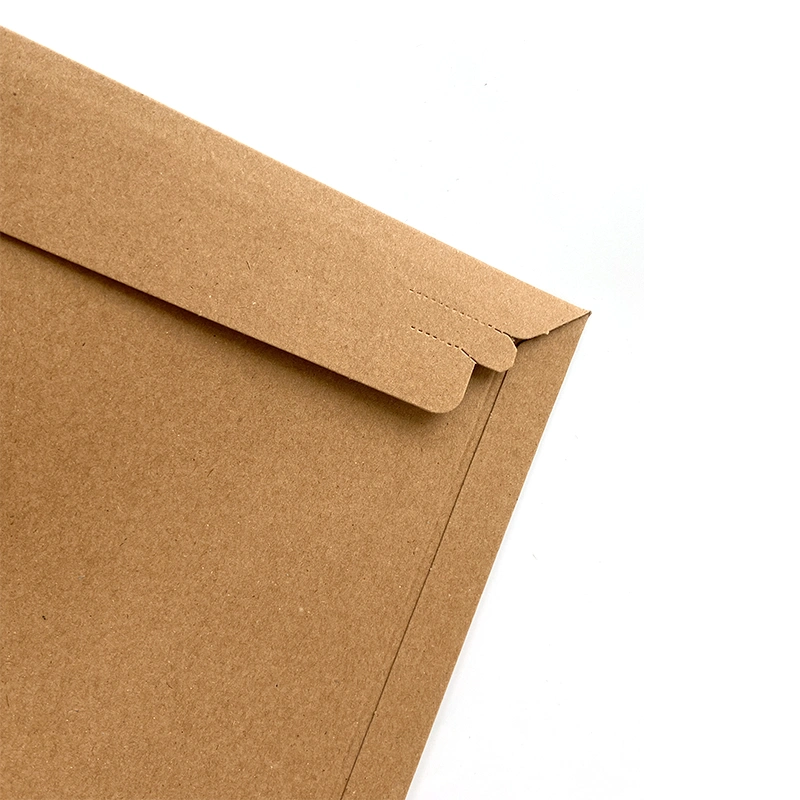 Kraft Rigid Envelope Mailer Packaging A4 Size for Shipping Book Document Magazine