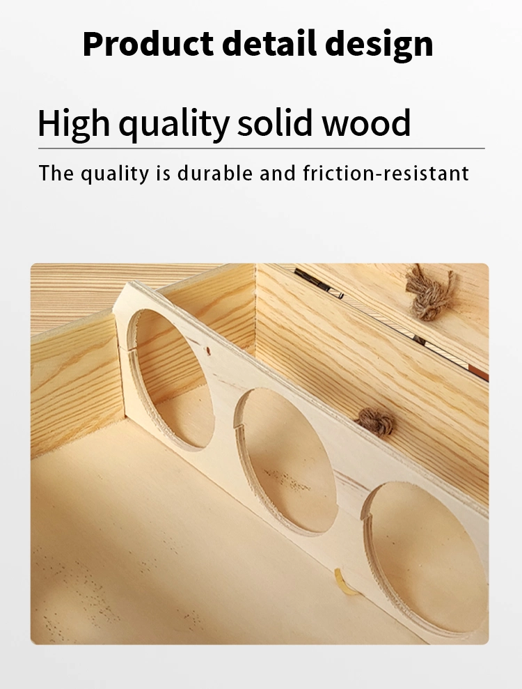 Box Wooden Wine Box Gift Atmosphere Boutique Box General Purpose