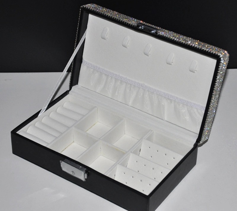 Ea367 Travel Portable for PU Leather Logo Ring Storage Set Custom Jewelry Boxes Luxury Empty Organizer Bracelet Necklace Box