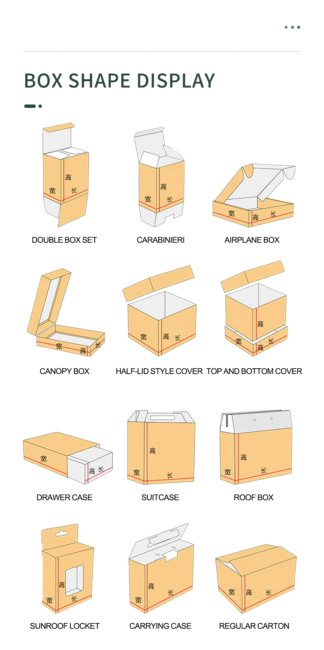 Corrugated Cardboard Paper Shipping Gift Boxes Custom Logo Packaging for Clothes