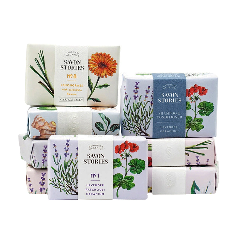 Biodegradable Colorful Eco-Friendly Shipping Box Customized Unique Soap Box Packaging