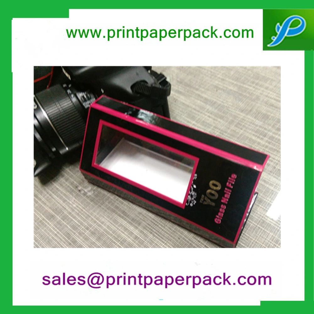 Custom Book Shape Magnetic Paper Storage Box with / Without PVC Window