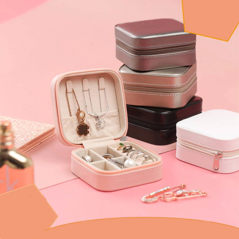 Wholesale New Travel Personalized Luxury Gift Box Packaging Jewellery Storage Organizer Printed Custom Jewelry Boxes