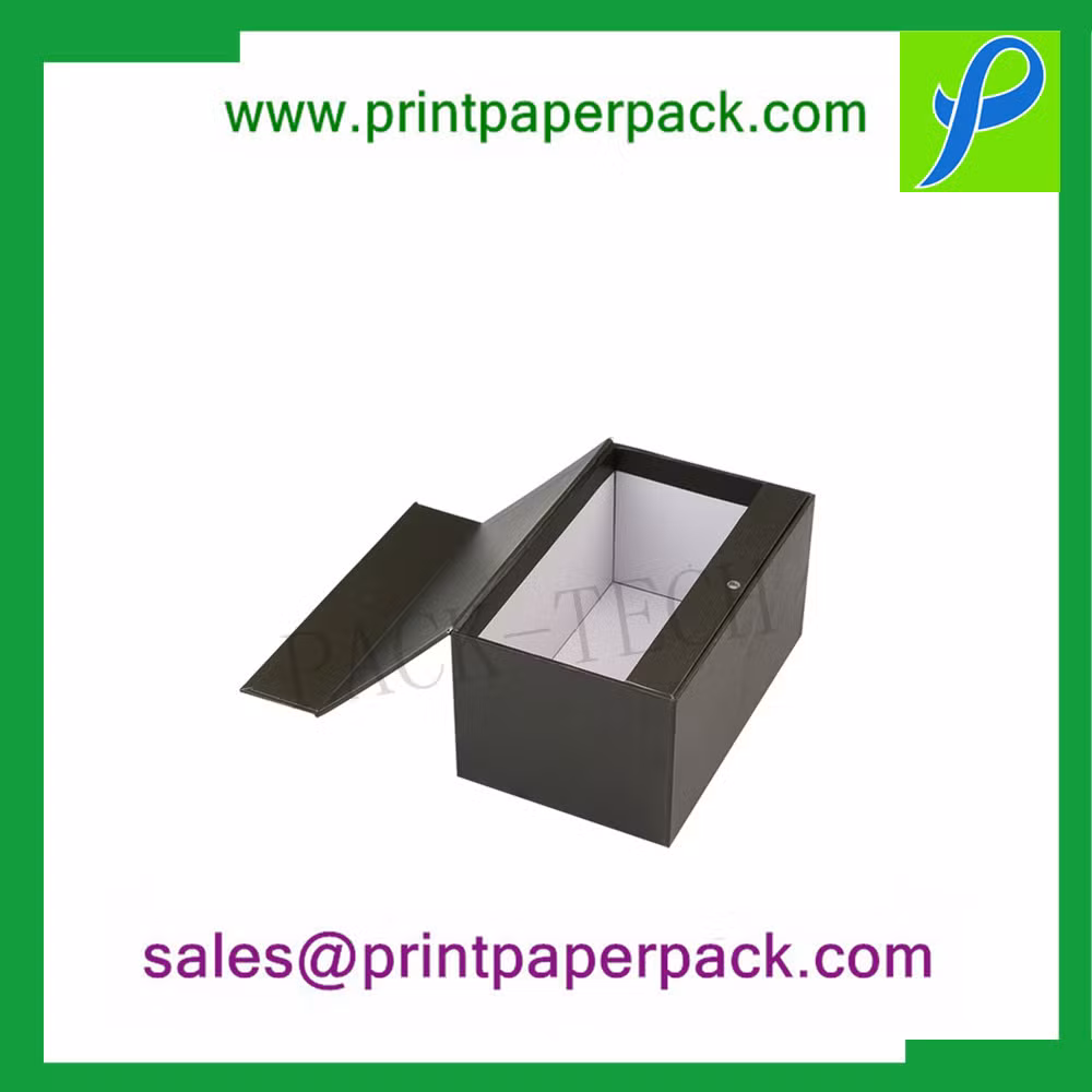 Luxury Paperboard Book Style Packaging Box Cardboard Magnetic Rigid Packing Box for Gift