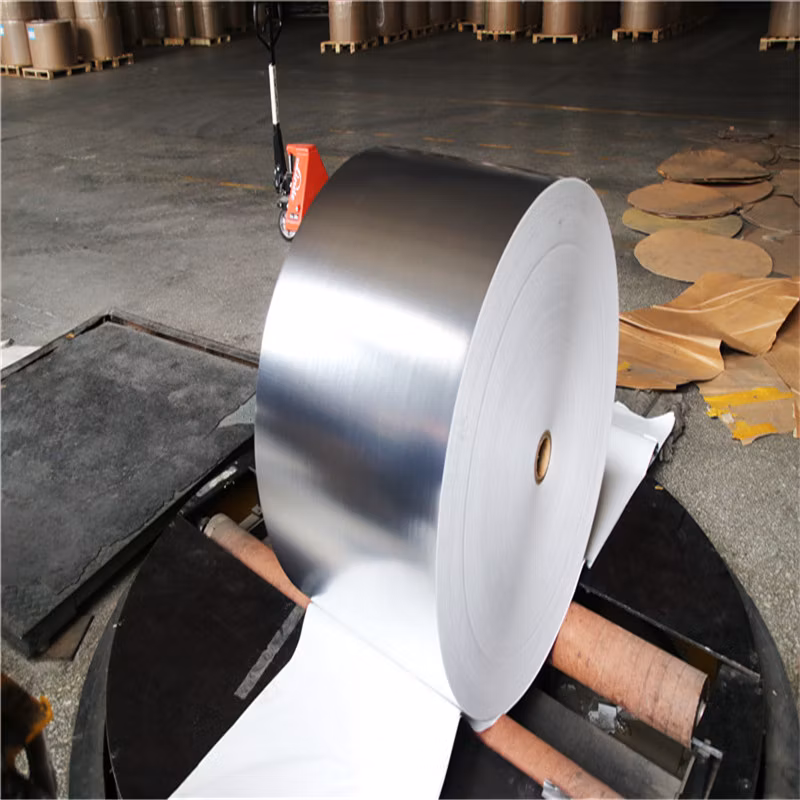 68 GSM Waterproof High Wet Strength Vacuum Metallic Paper for Label