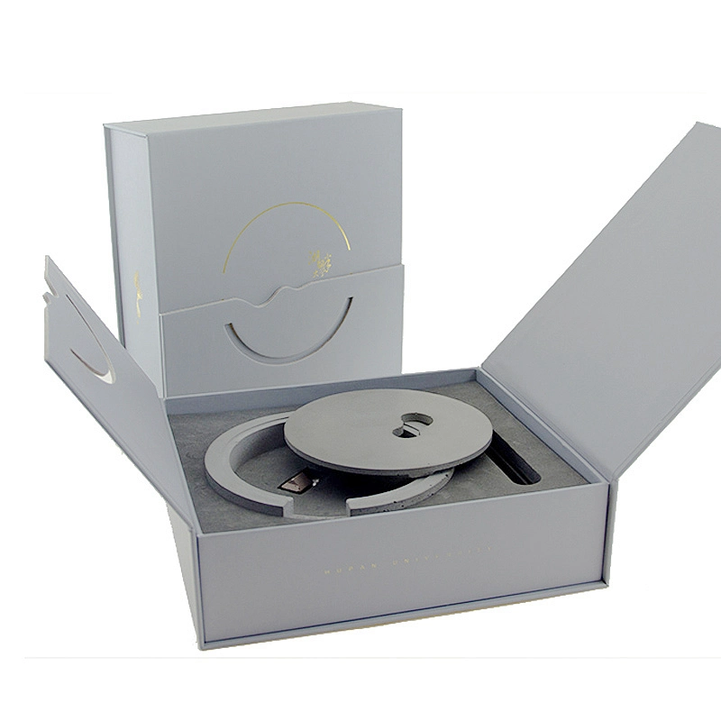 Custom Luxury Paper Magnet Stamp Folding Bracelet Paper Gift Box for Jewelry Packing Boxes