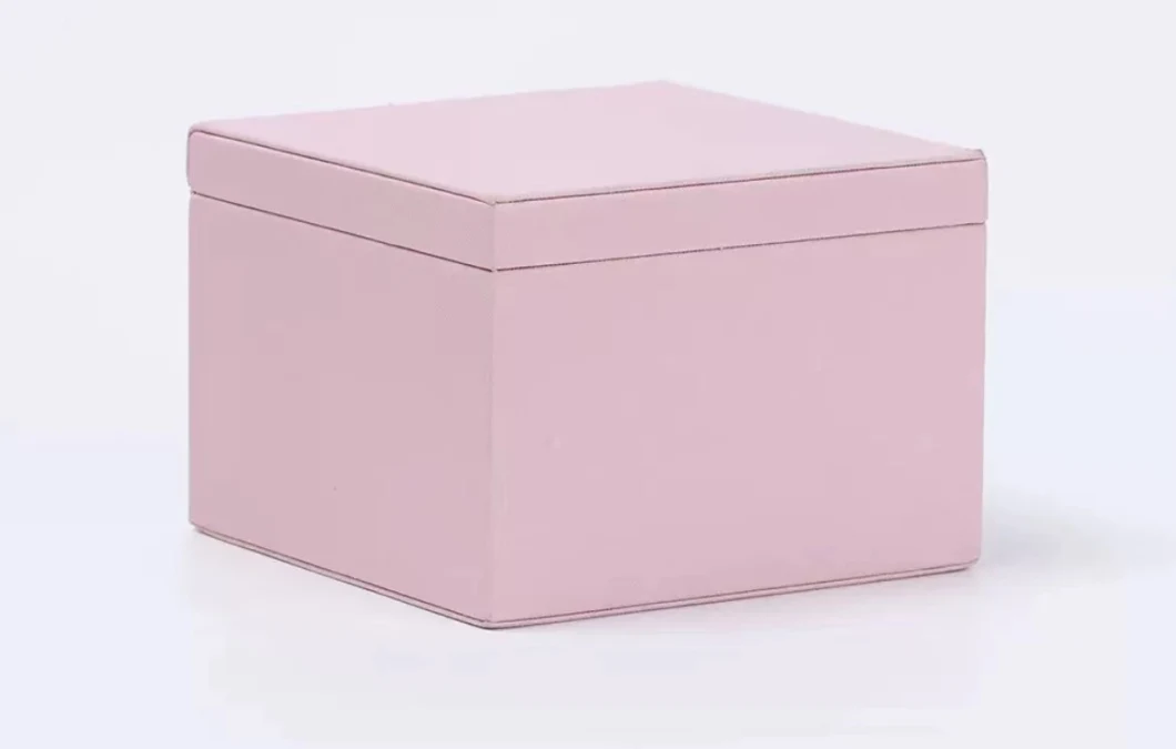 Wholesale Luxury Travel Jewelry Box Organizer for Bangle Ring Earrings Necklace Storage Case with Mirror