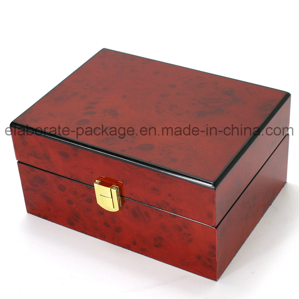 Personalized Design Black Wooden Watch Gift Package Box