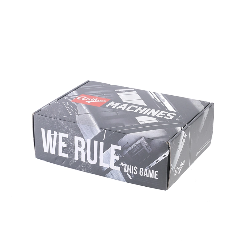 Custom Printed Logo Eco-Friendly Brown Kraft Paper Rectangle E-Flute Corrugated Cardboard Mailer Shipping Box Packaging