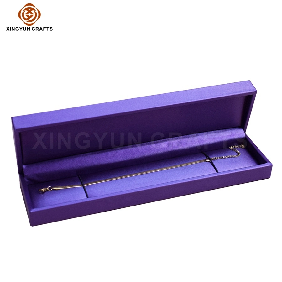 Wholesale Cheap Leather Jewelry Bangle Watch Packaging Box Small Plastic Jewel Gift Storage Box
