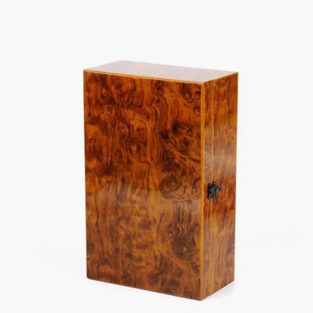 Wood/Wooden Wine Packing/Packaging Box for 2 Bottles